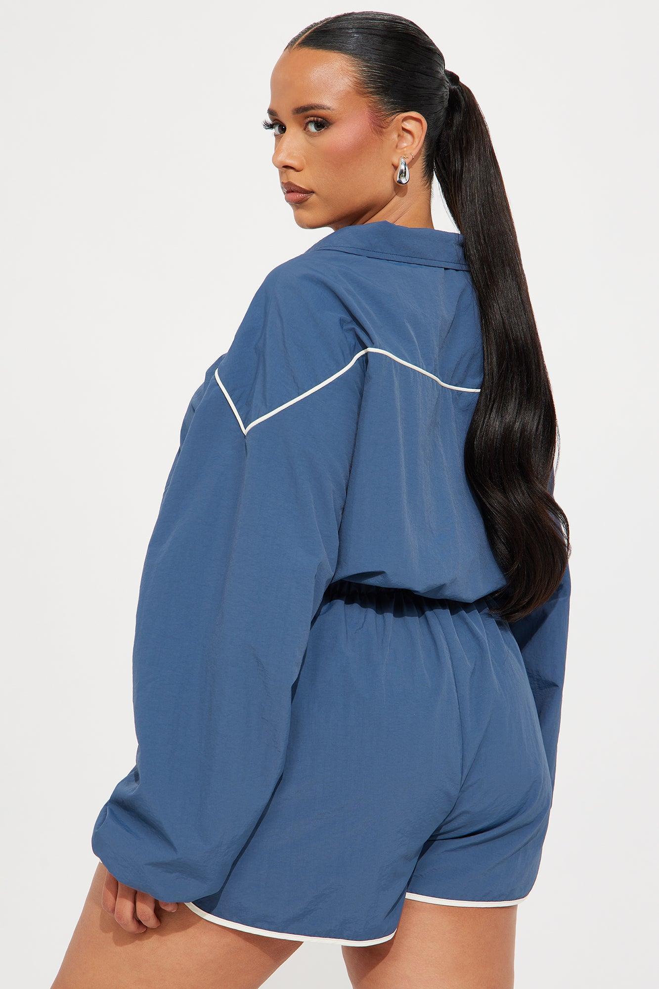 To Do List Romper - Blue Product Image