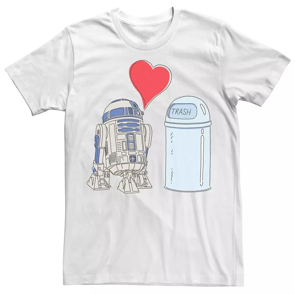 Men's Star Wars R2-D2 Loves Trash Can Tee,  Product Image