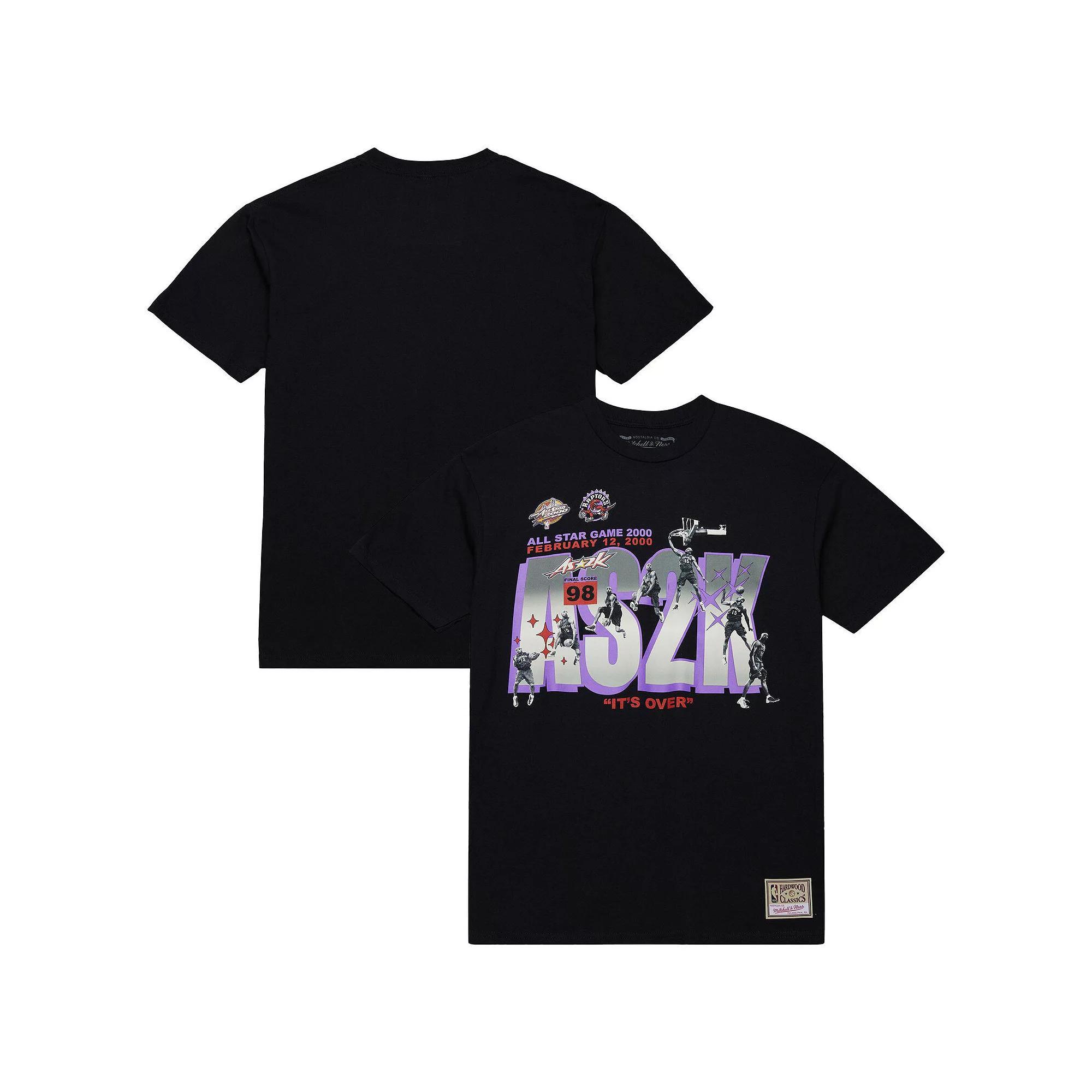 Men's Mitchell & Ness Vince Carter Black Toronto Raptors 2000 All-Star Game It's Over T-Shirt,  Product Image