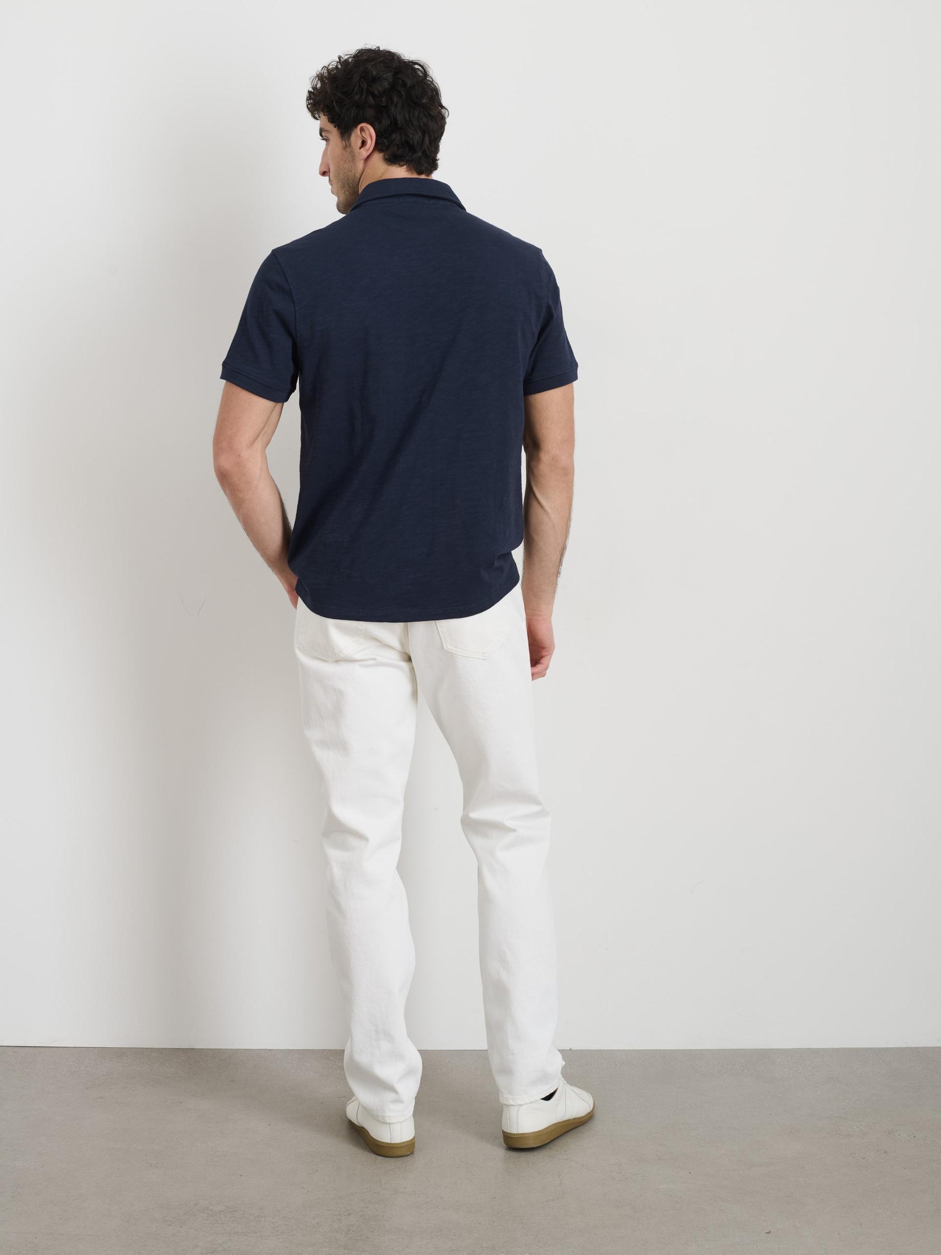 Standard Polo in Slub Cotton Product Image