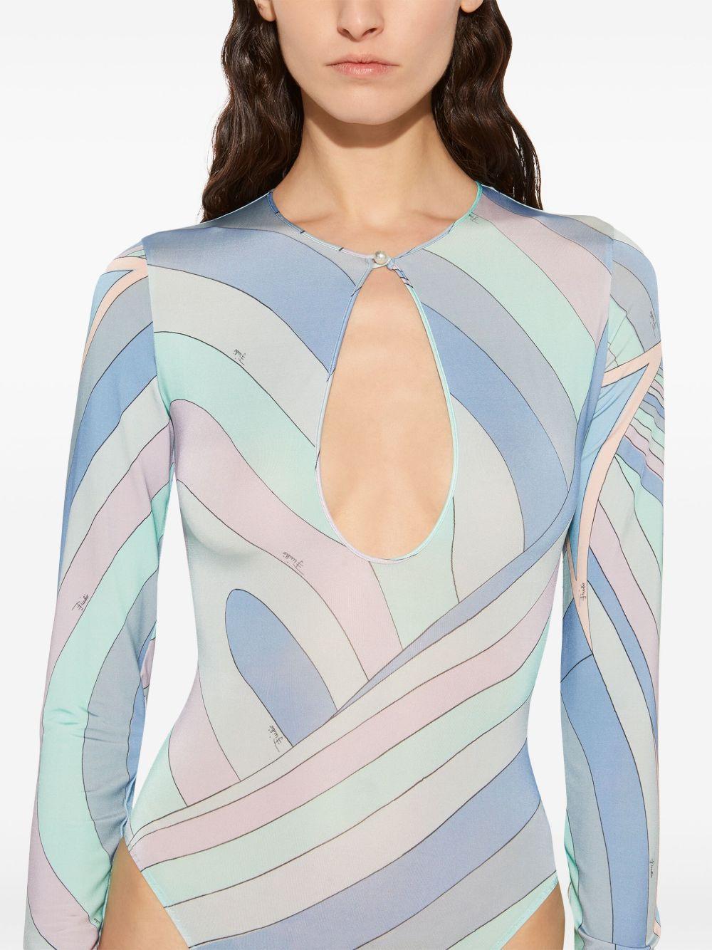 Iride-print bodysuit Product Image