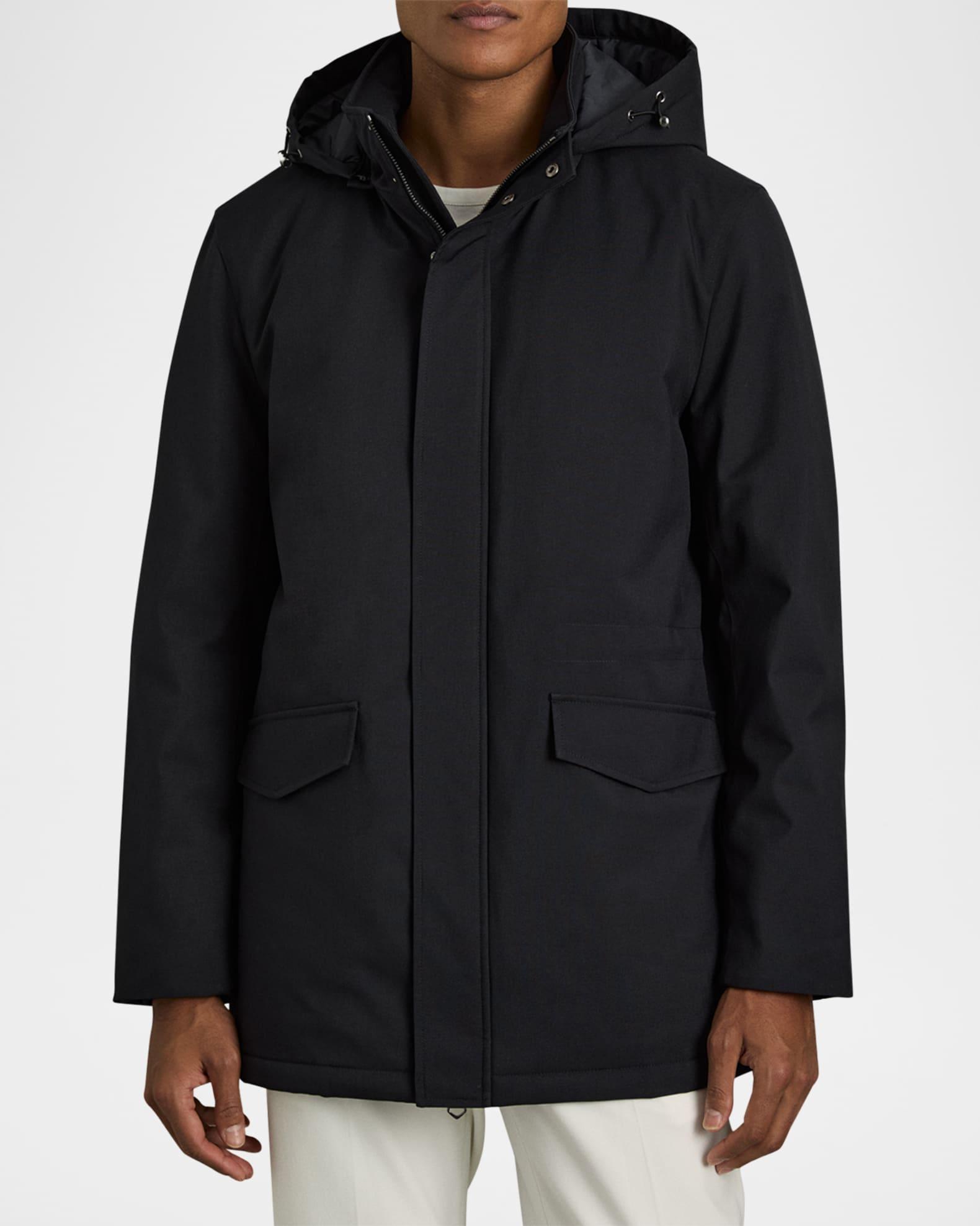 Men's Hooded Padded Jacket Product Image