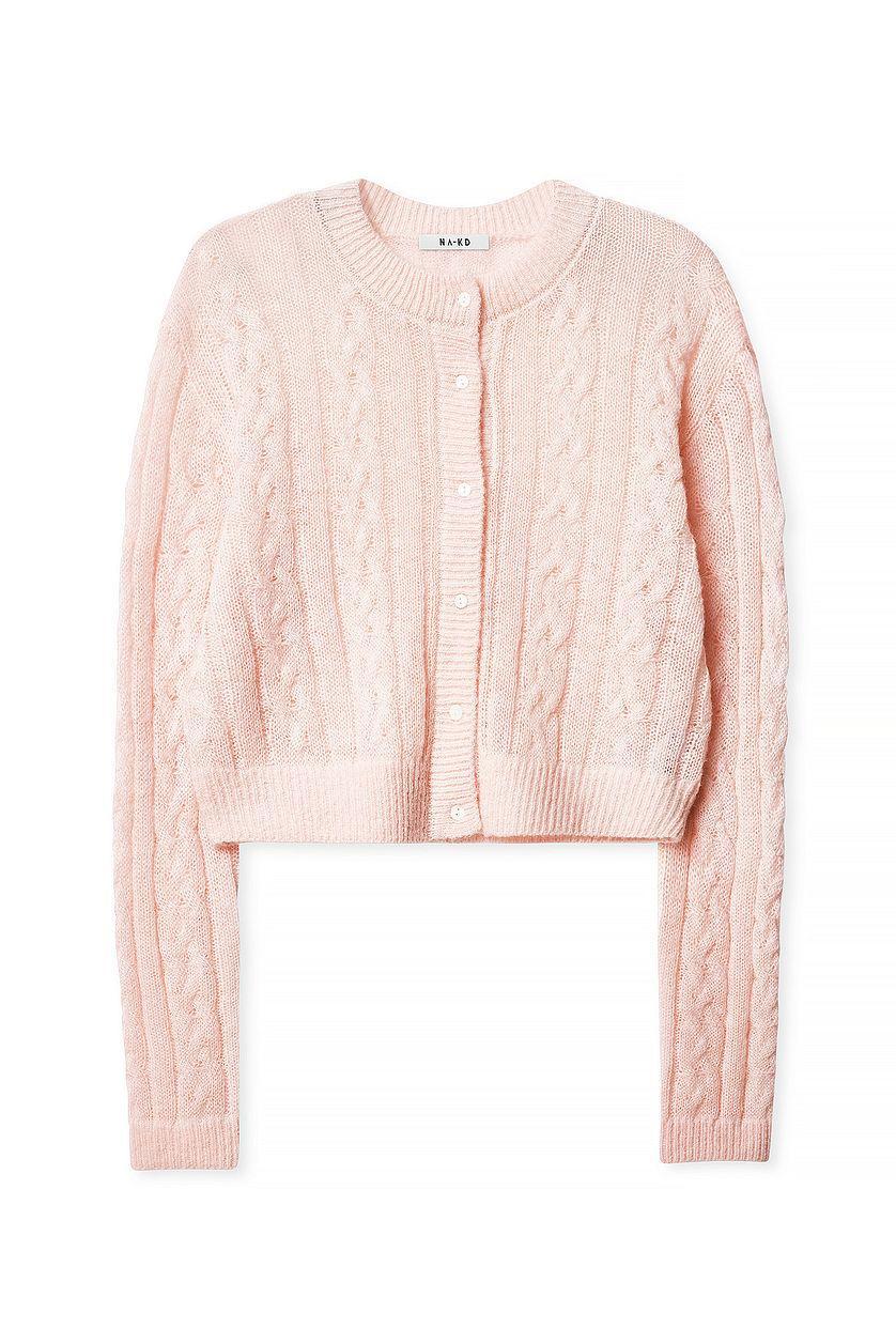 Knitted Cable Cardigan Product Image