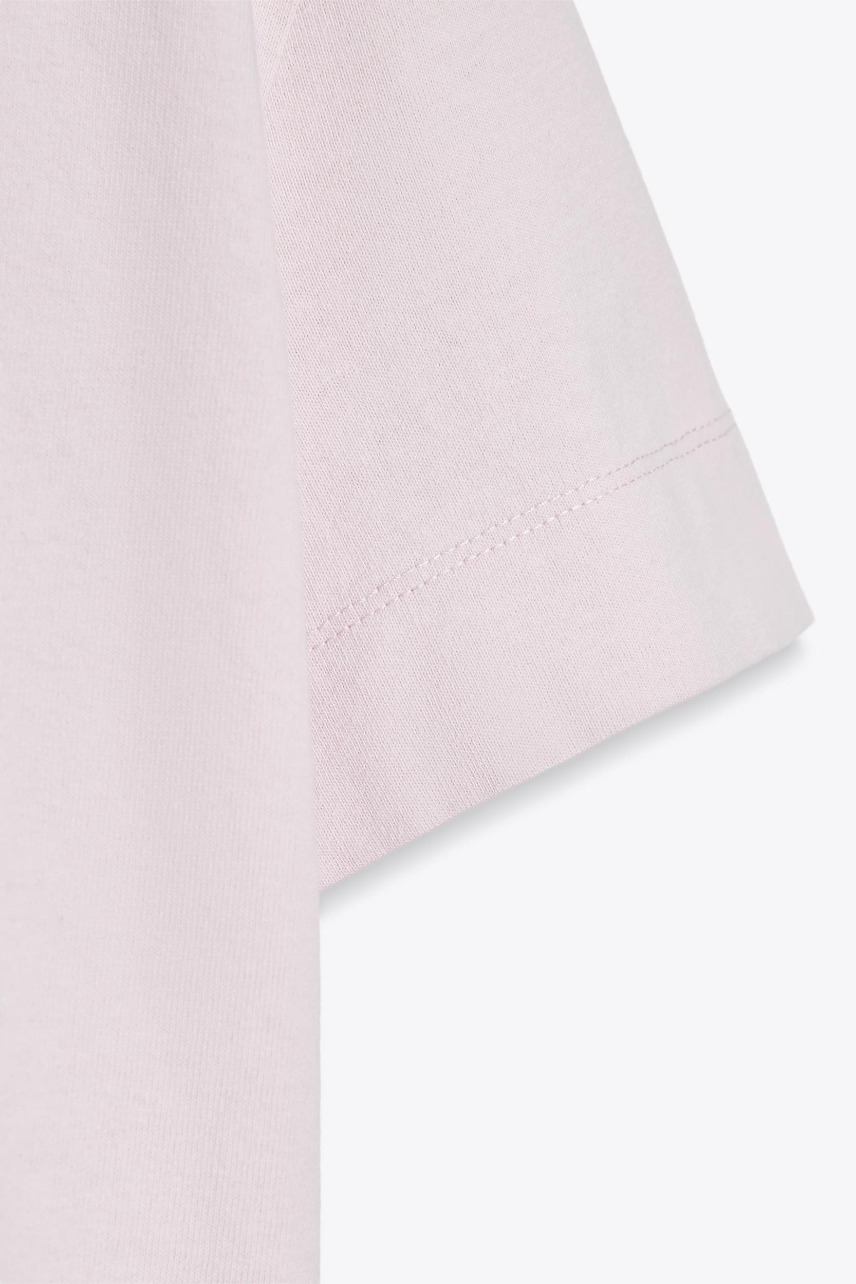 SHORT SLEEVE TEXTURED COTTON T-SHIRT Product Image