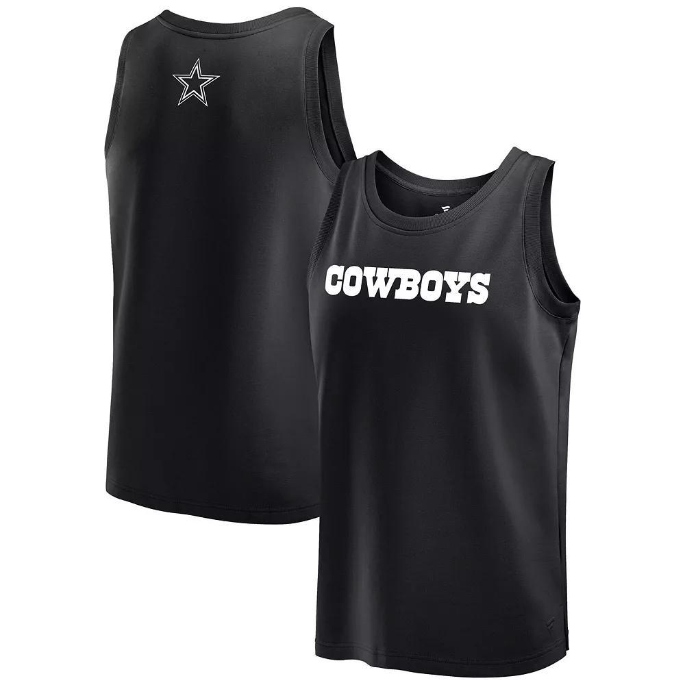 Men's Fanatics Black Dallas Cowboys Elements Tank Top, Size: Small Product Image