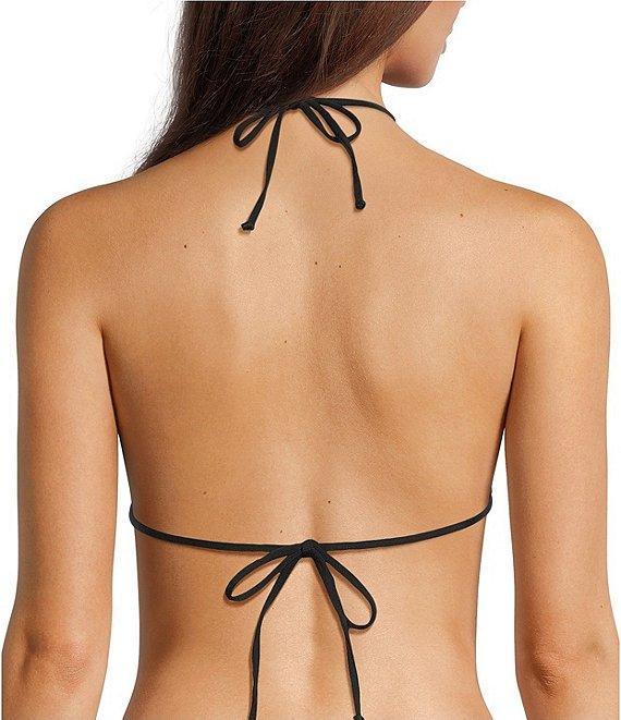 Gianni Bini Solid Rosette V-Scoop Front Swim Bottom Product Image