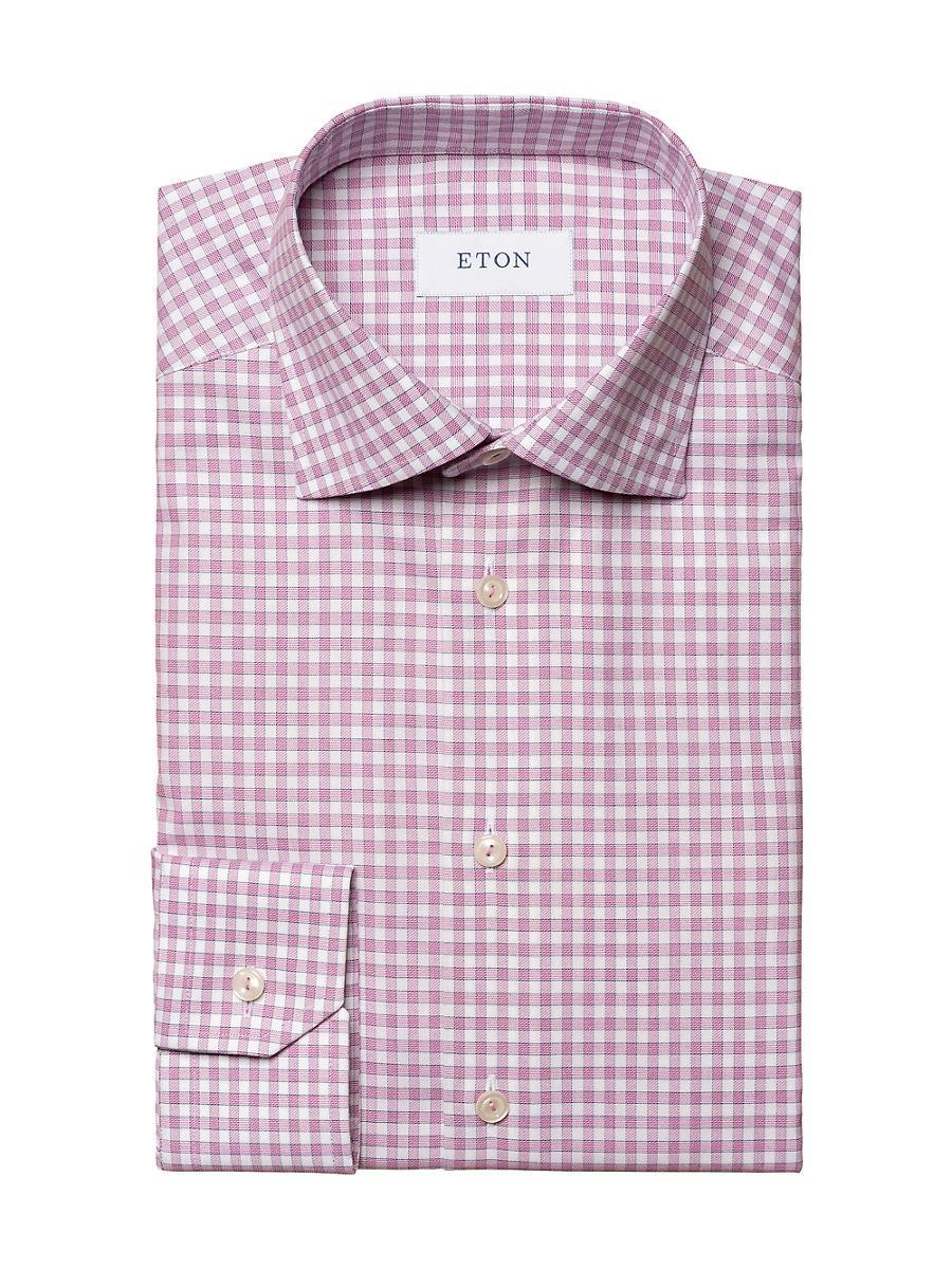 Mens Slim-Fit Check Shirt Product Image