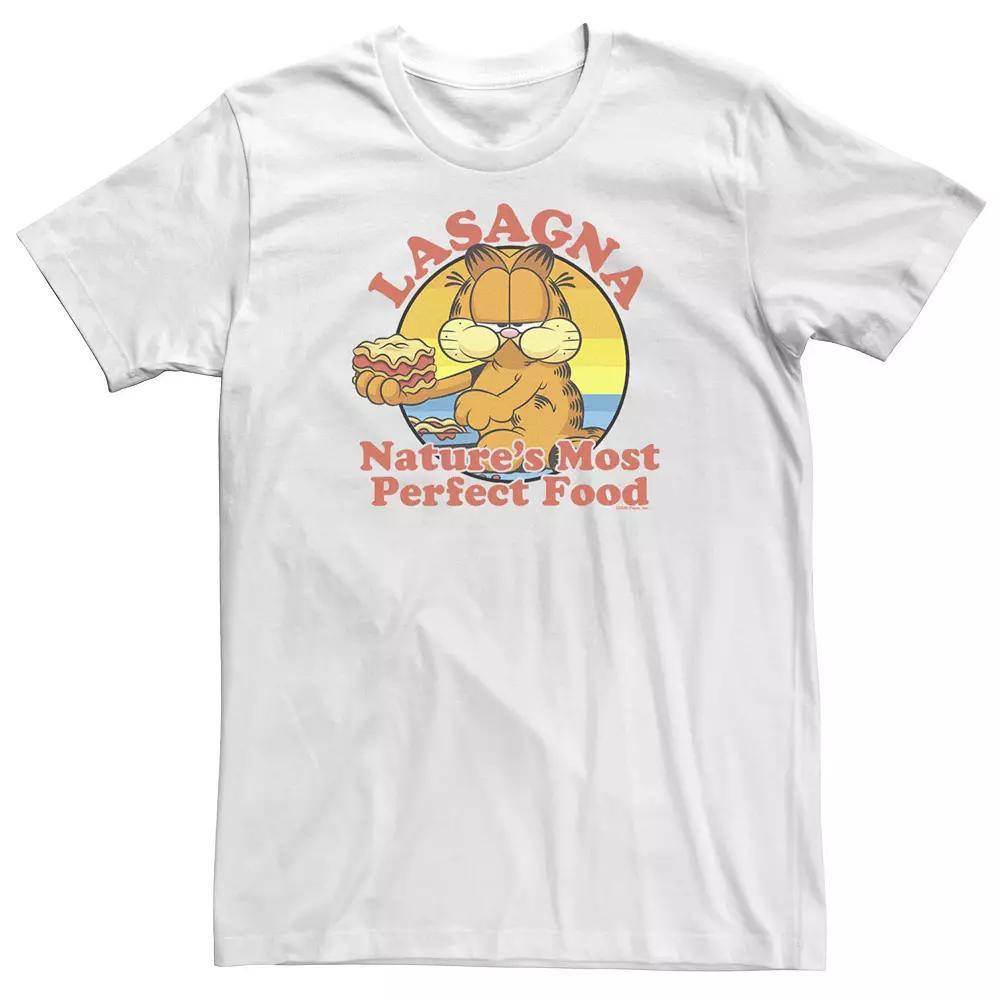 Big & Tall Garfield Lasagna Nature's Most Perfect Food Portrait Tee, Men's,  Product Image