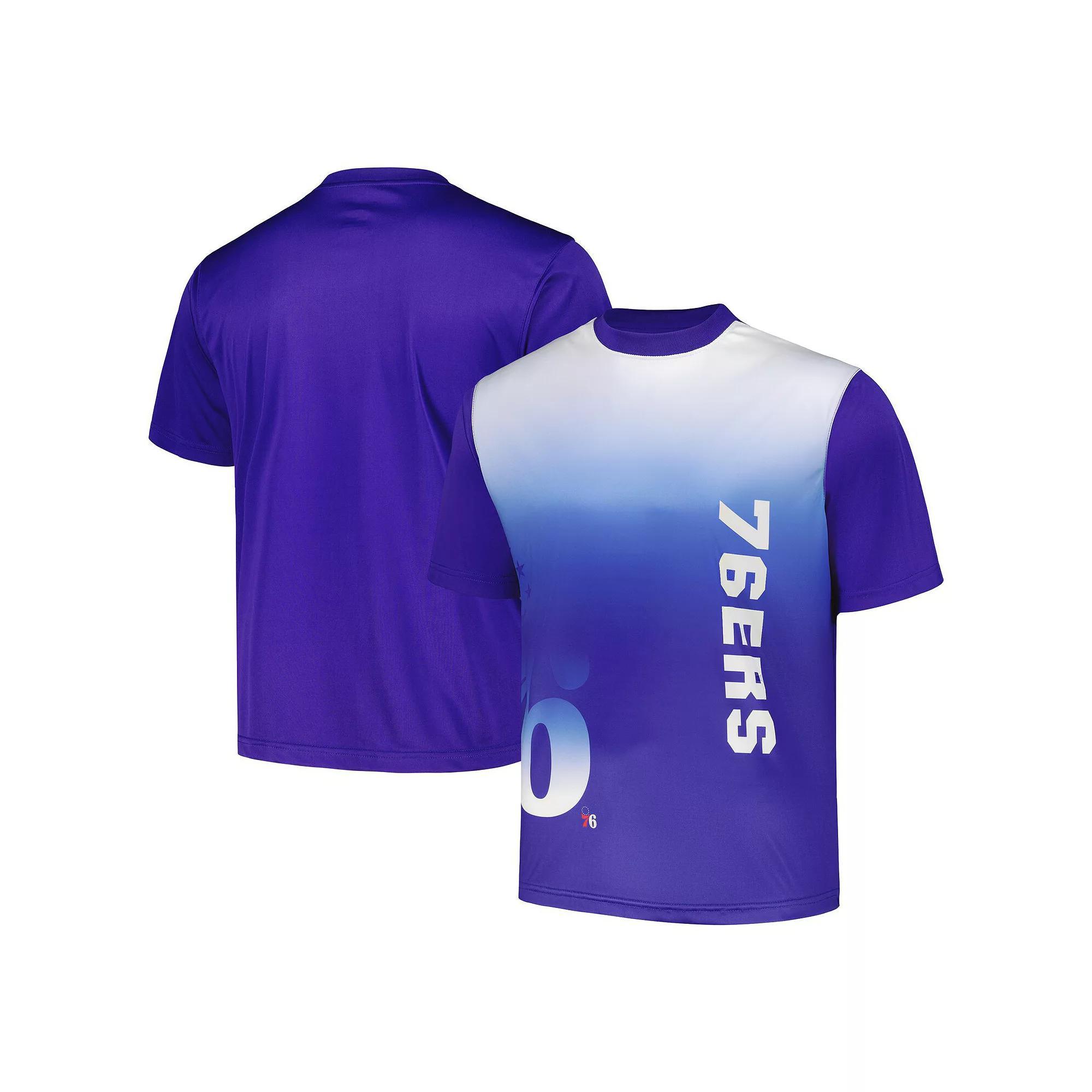 Men's Royal Philadelphia 76ers Sublimated T-Shirt,  Product Image