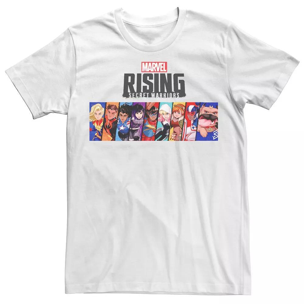 Men's Marvel Rising Secret Warriors Portrait Panel Logo Tee,  Product Image