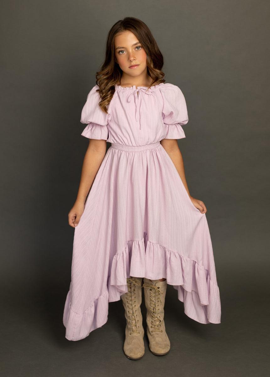 Gwenola Dress in Lilac Girls Product Image