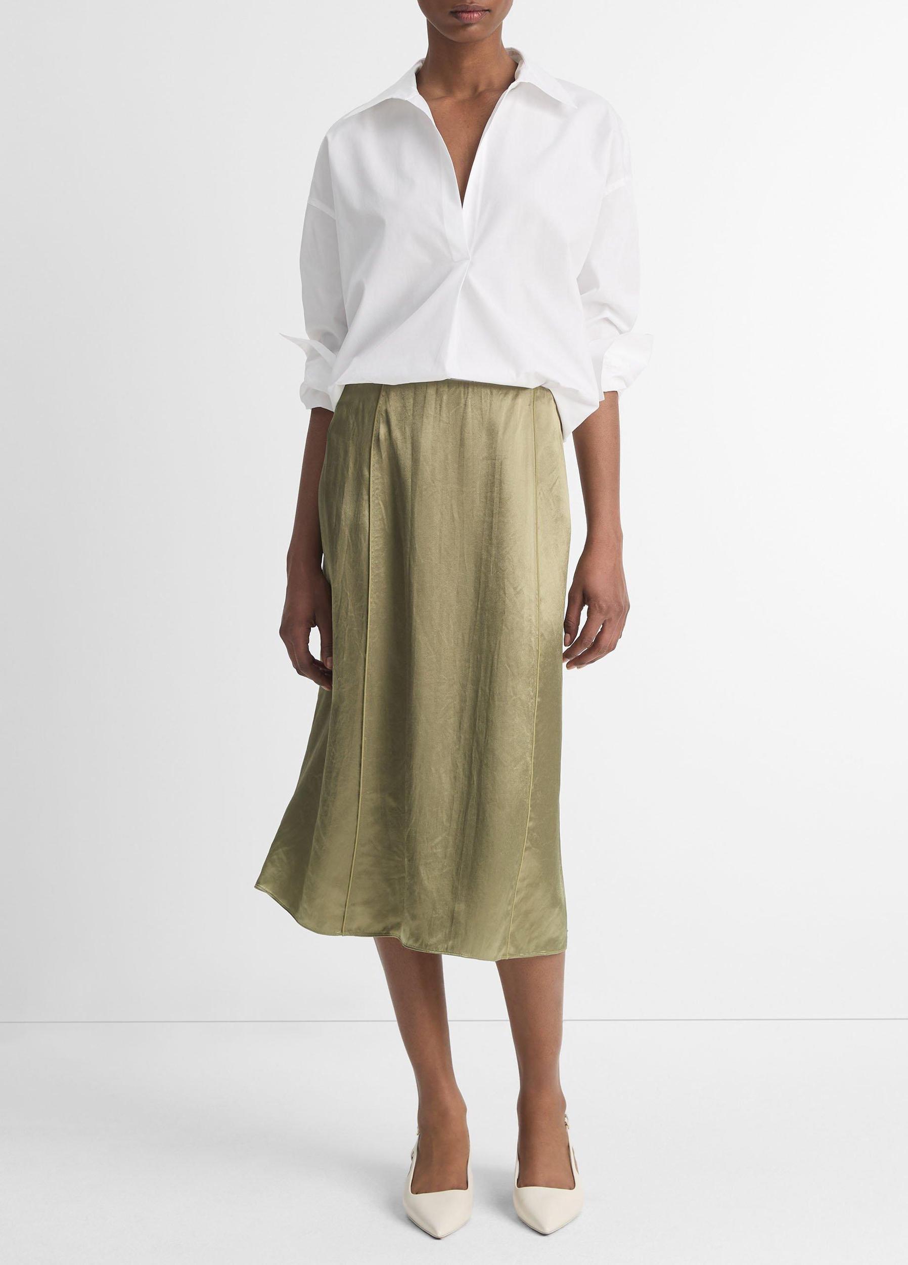Zip Straight Skirt Product Image