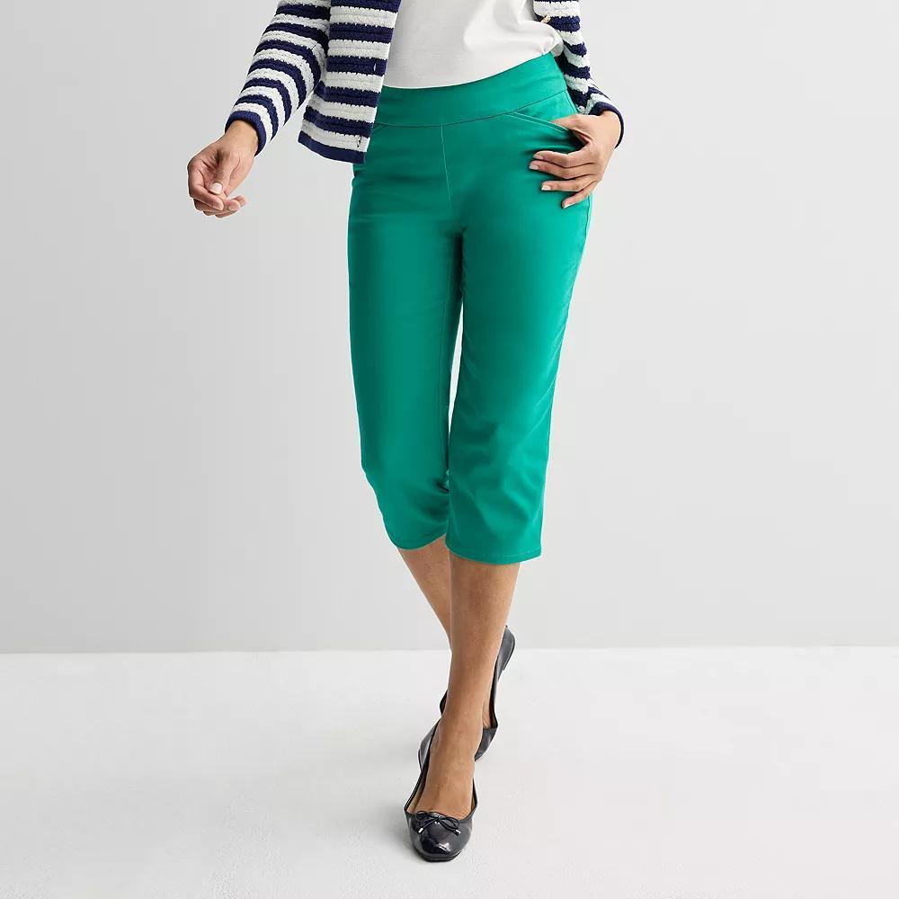 Women's Croft & Barrow® Effortless Stretch Capri Pants,  Product Image