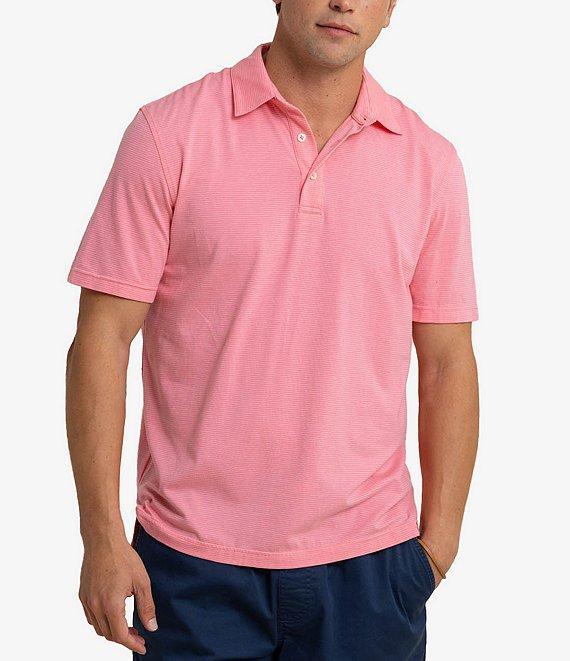 Southern Tide Seaport Davenport Stripe Short Sleeve Polo Shirt Product Image