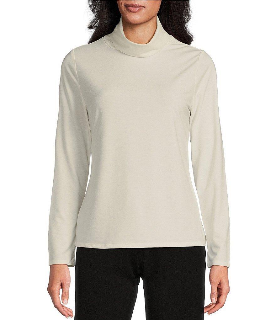 Investments Knit Long Sleeve Turtle Neck Top Product Image