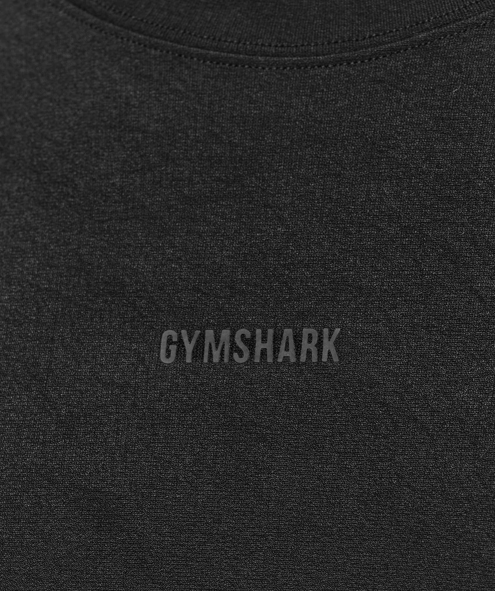 Gymshark everywear Warp Knit T-Shirt - Black Male Product Image