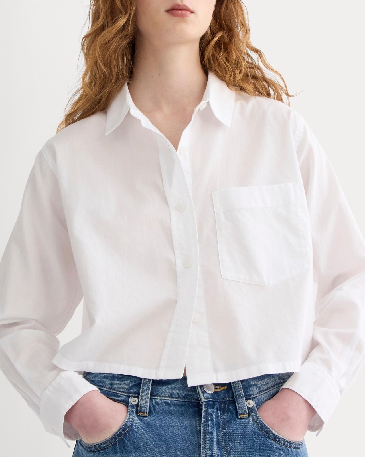 Womens Way-Short Shirt in Silky Cotton by Everlane Product Image