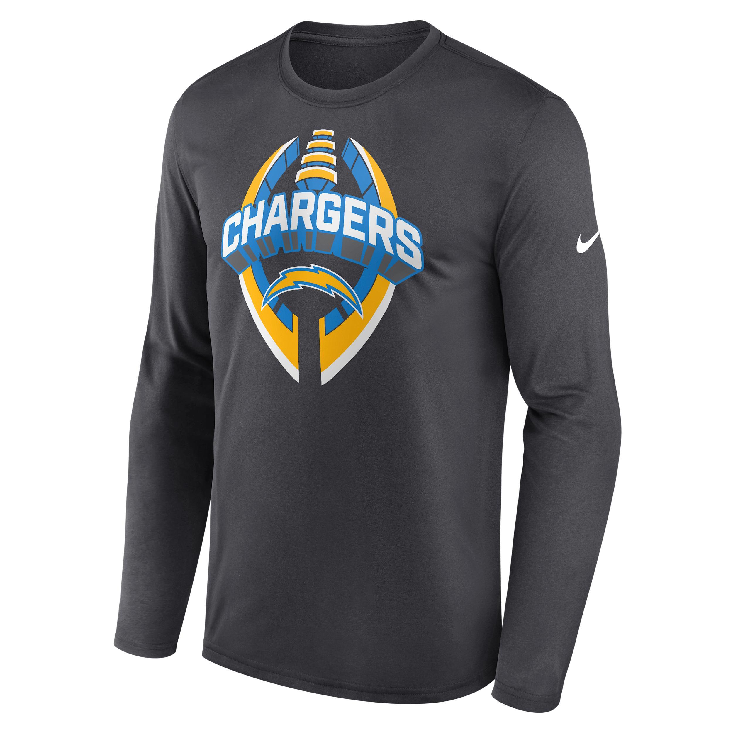 Los Angeles Chargers Legend Icon Nike Mens Dri-FIT NFL Long-Sleeve T-Shirt | NKHT06F97-NCF Product Image