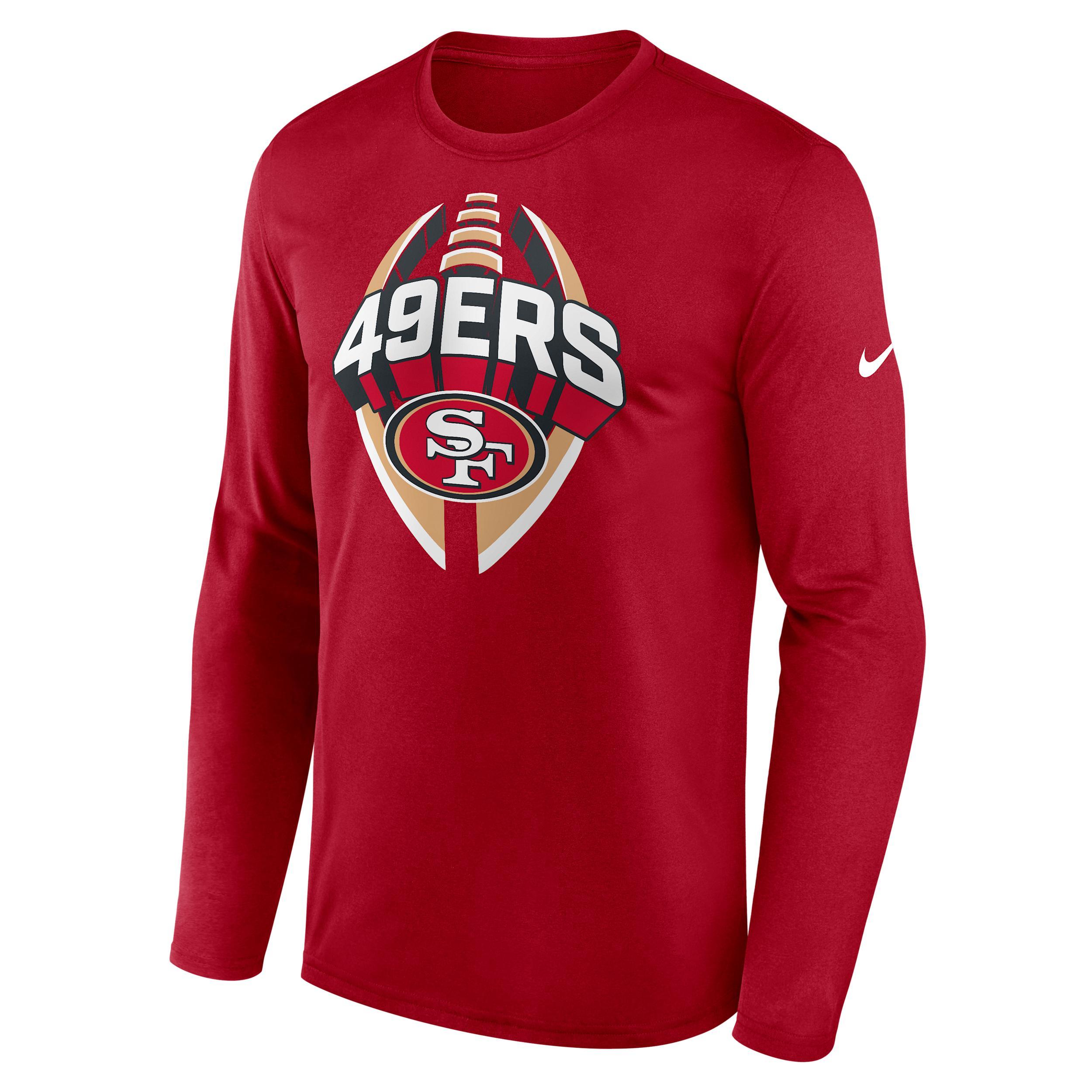 San Francisco 49ers Legend Icon Nike Mens Dri-FIT NFL Long-Sleeve T-Shirt | NKHT6DL9B-NCF Product Image