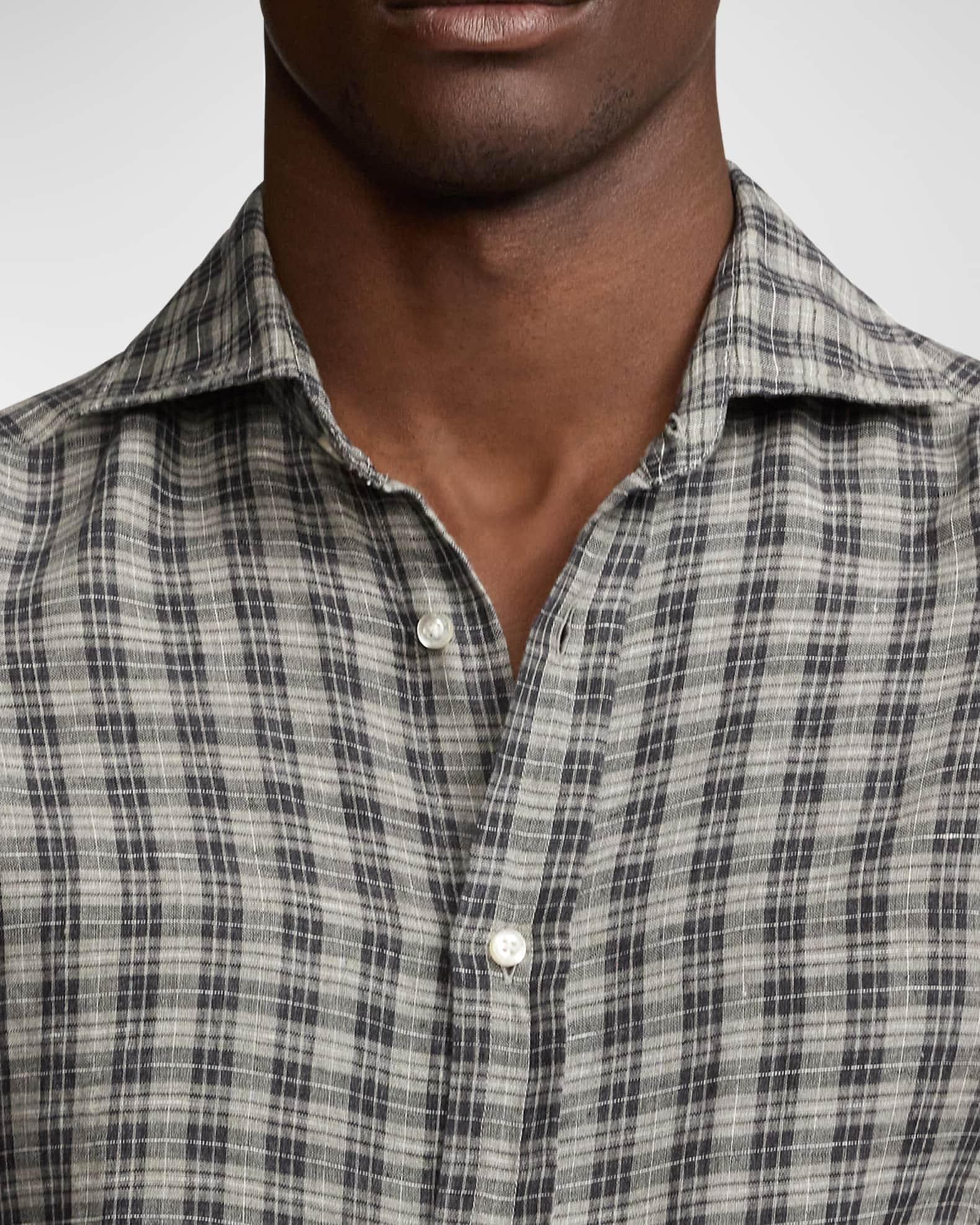 Mens Plaid Flannel Shirt Product Image