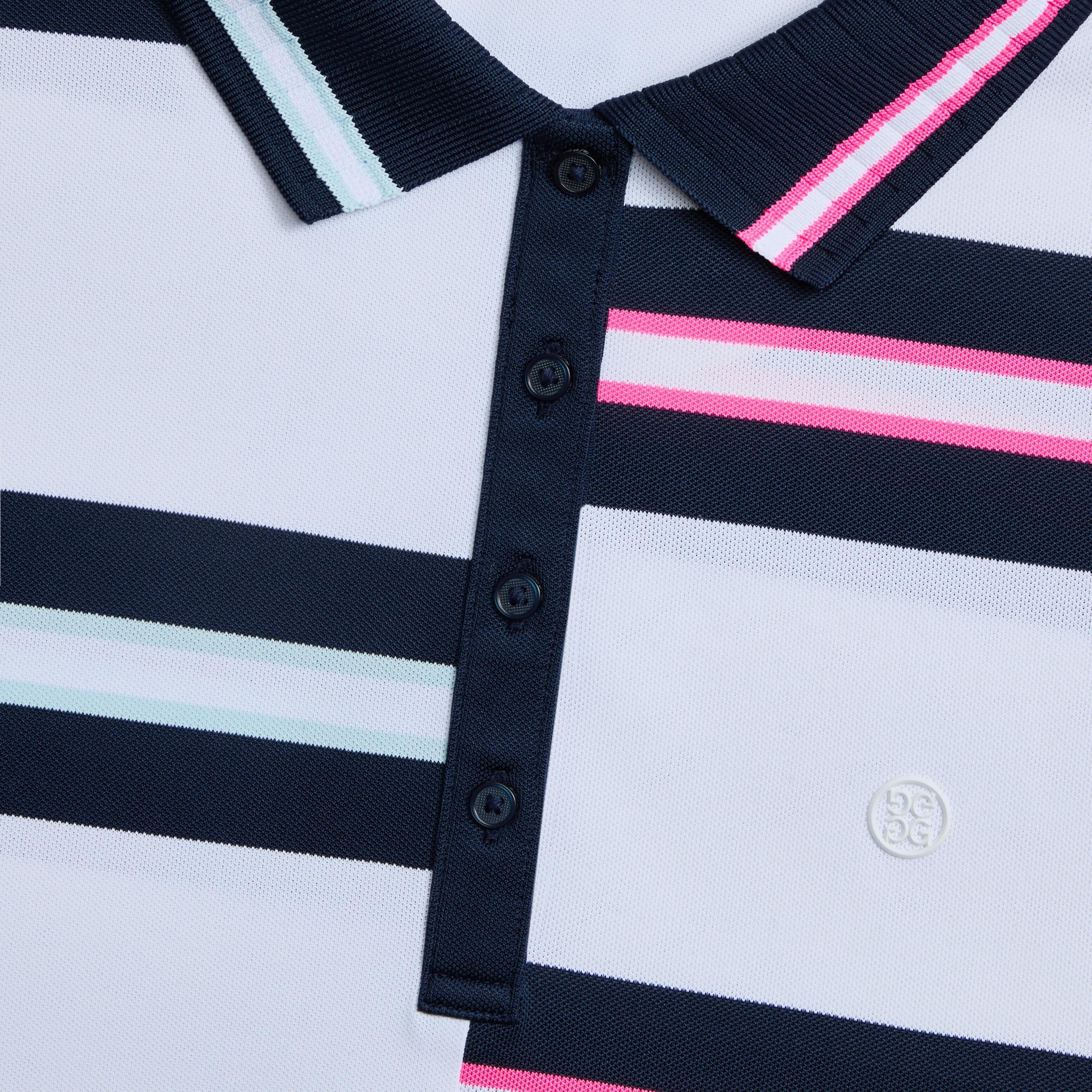 TECH PIQUÉ ENGINEERED STRIPE POLO Product Image