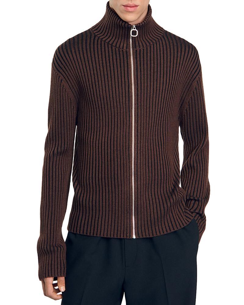 Mens Ribbed Cardigan Product Image