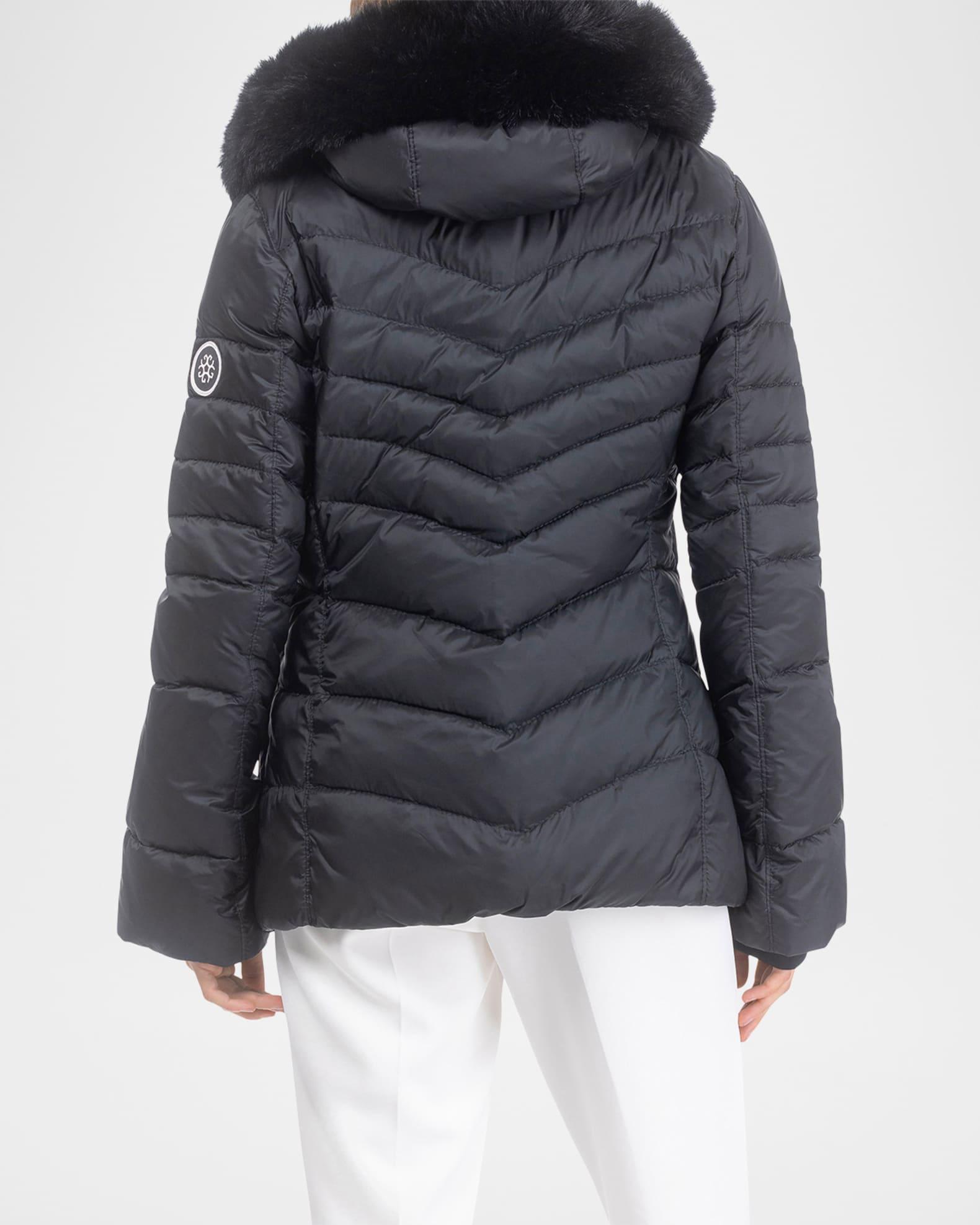 Down Apres-Ski Jacket with Detachable Toscana Lamb Hood Trim Product Image