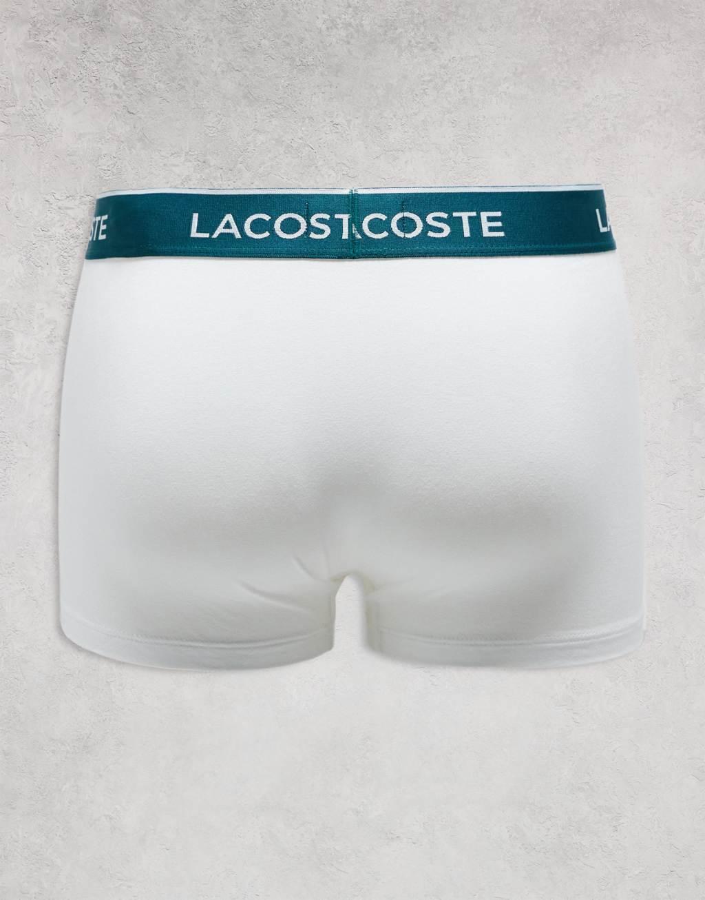 Lacoste essentials 3 pack boxer briefs in multi Product Image