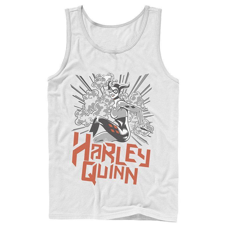 Mens DC Comics Harley Quinn Action Pose Tank Top Product Image