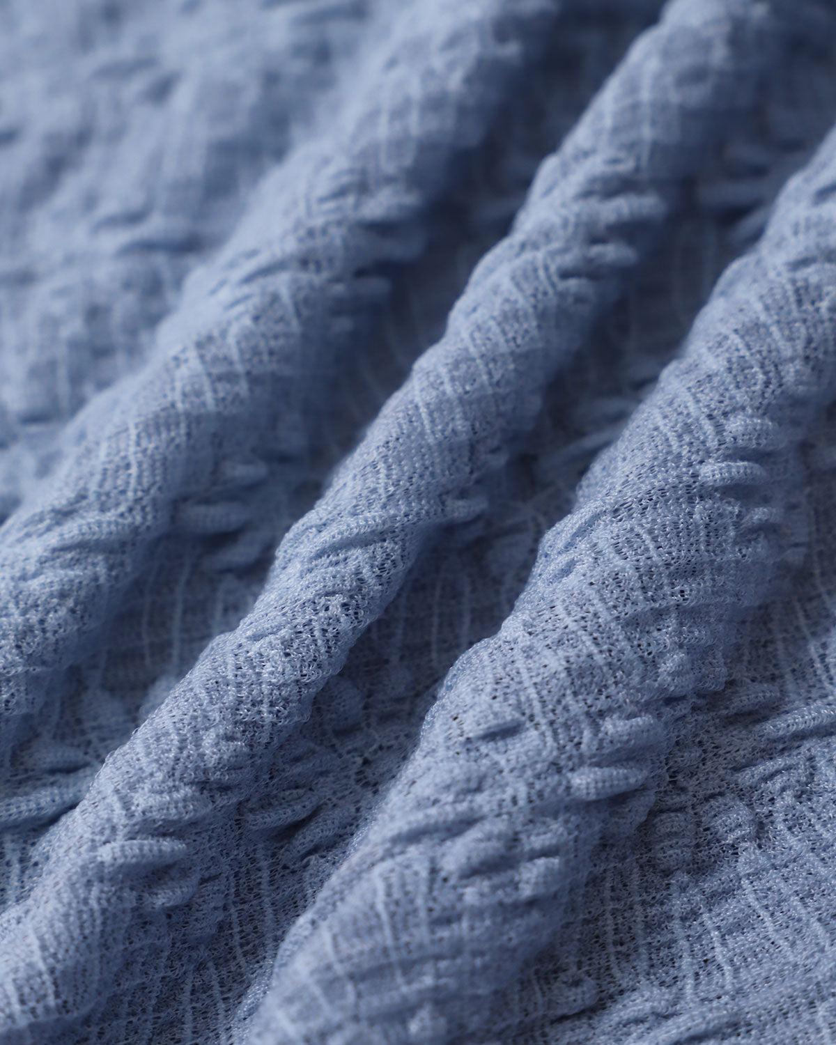 Blue Lace Slip Bodycon Midi Dress Product Image