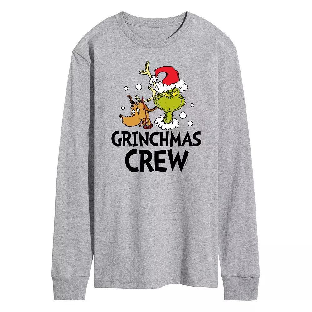 Men's Dr. Seuss Grinch Grinchmas Crew Long Sleeve Tee,  Product Image