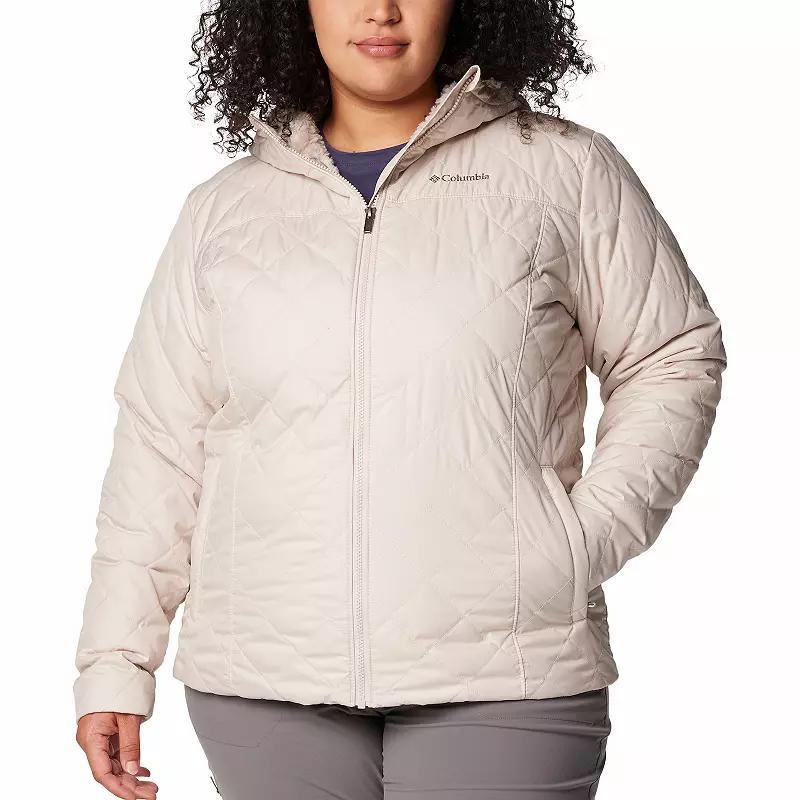 Plus Size Columbia Copper Crest II Hooded Jacket, Womens Collegiate Blue Product Image