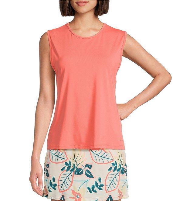 Columbia Women's Chill River Comfort Stretch Knit Crew Neck Sleeveless Tank Top Product Image