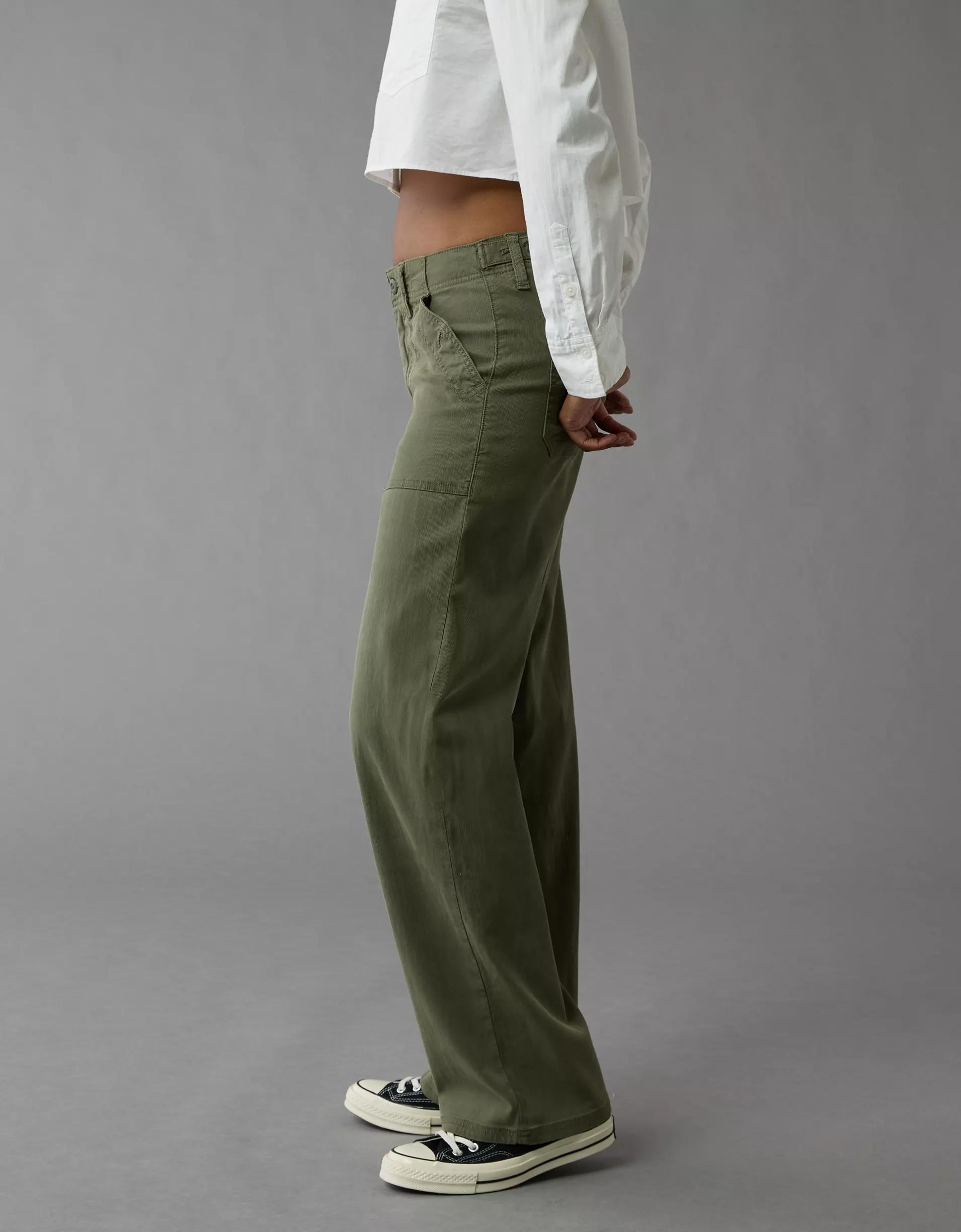 AE Stretch High-Waisted Stovepipe Utility Pant Product Image