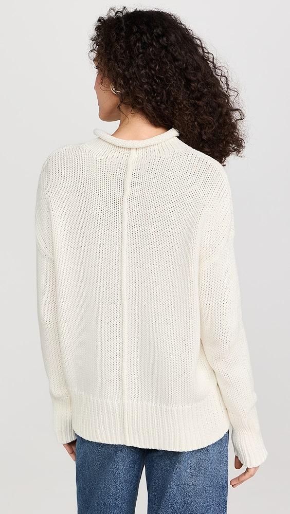 La Ligne Mock Neck Solid Marina Sweater | Shopbop Product Image