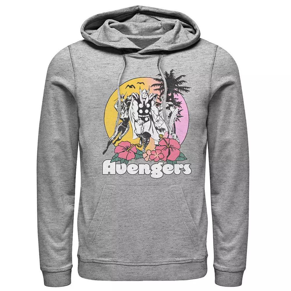 Men's Marvel Avengers Walking Into The Sunset Poster Hoodie,  Product Image