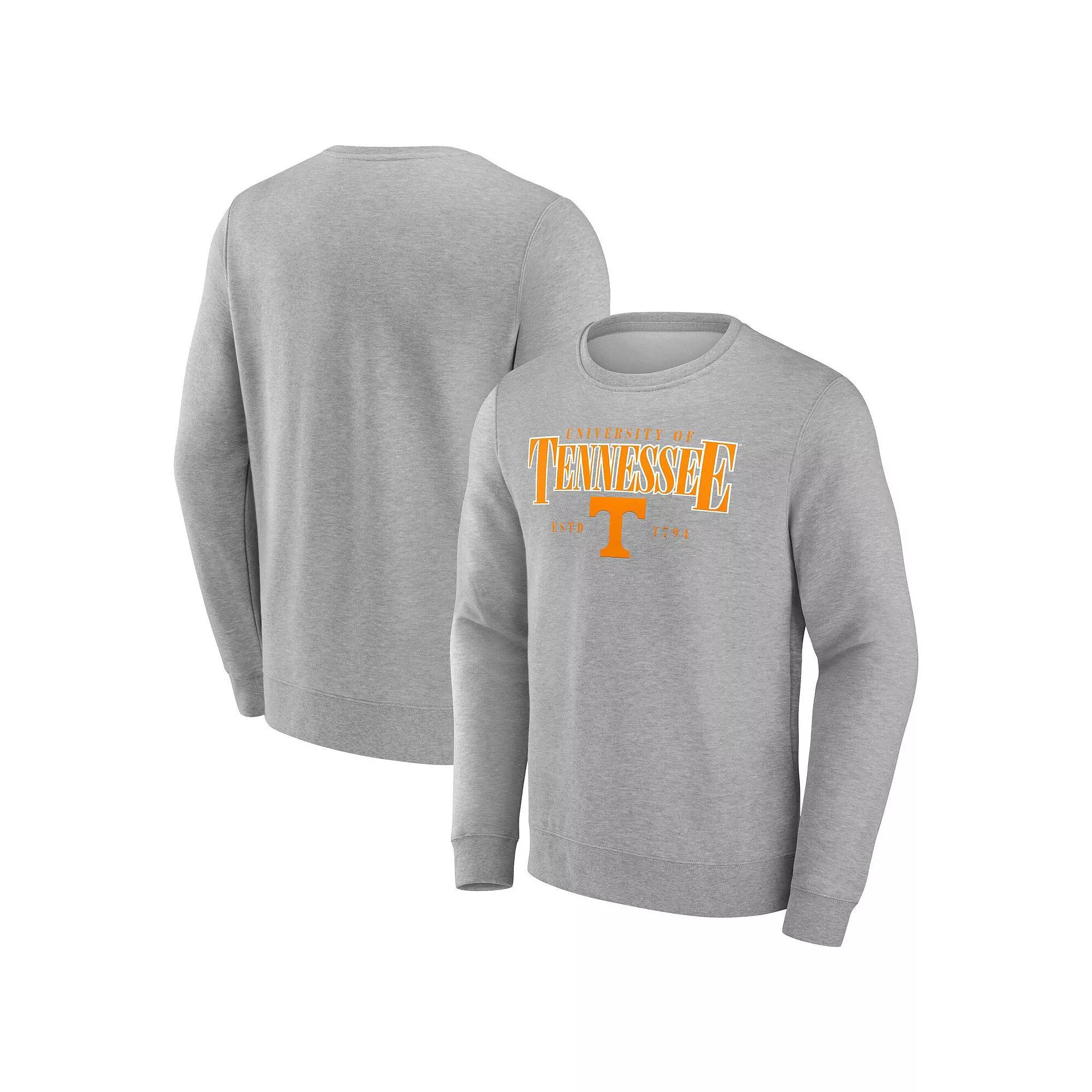 Men's Fanatics Gray Kentucky Wildcats True Classics Act Fast Fleece Pullover Sweatshirt, Size: 3XL, Grey Product Image