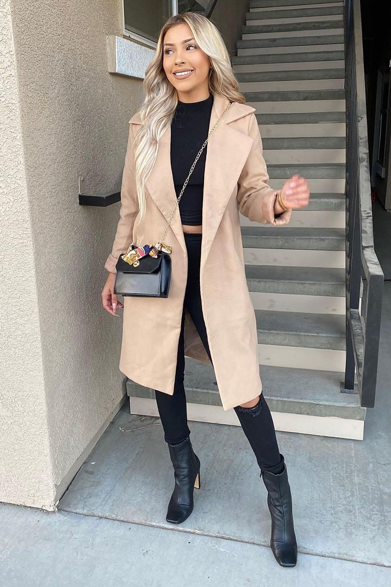 Upper East Side Coat - Camel Product Image