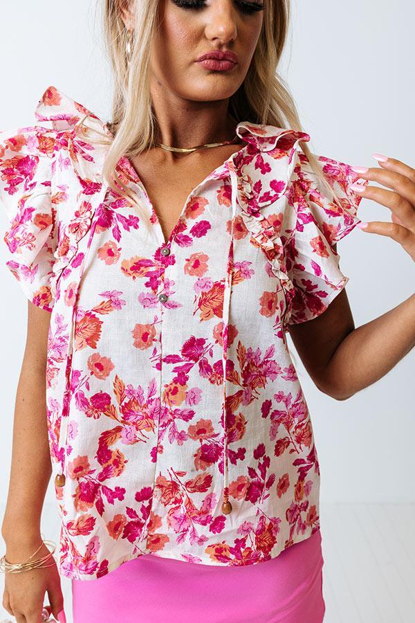 Pretty City Floral Shift Top Product Image