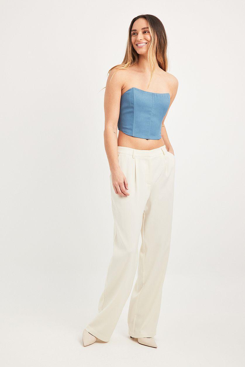 Smock Back Corset Top Product Image