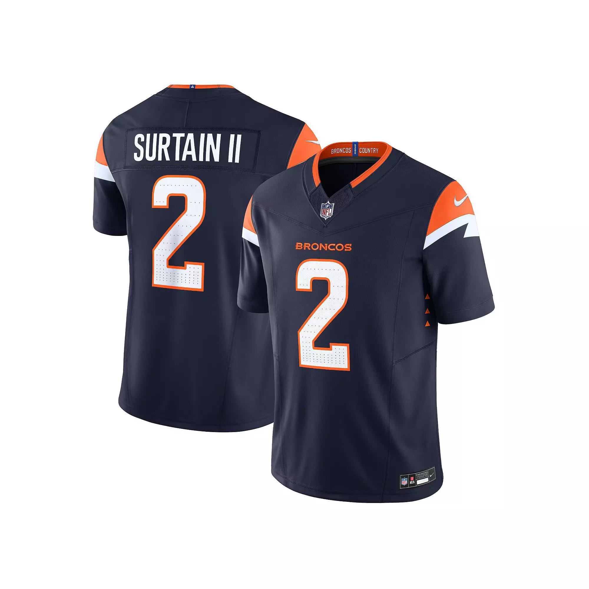 Patrick Surtain II Denver Broncos Nike Mens Dri-FIT NFL Limited Football Jersey | 31NM0B8N8WF-8Y0 Product Image