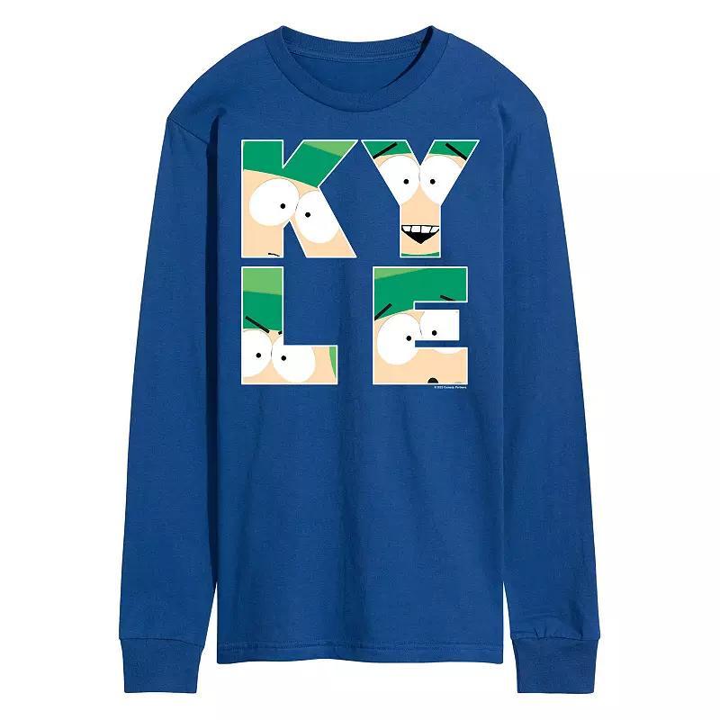 Mens South Park Kyle Long Sleeve Graphic Tee Product Image