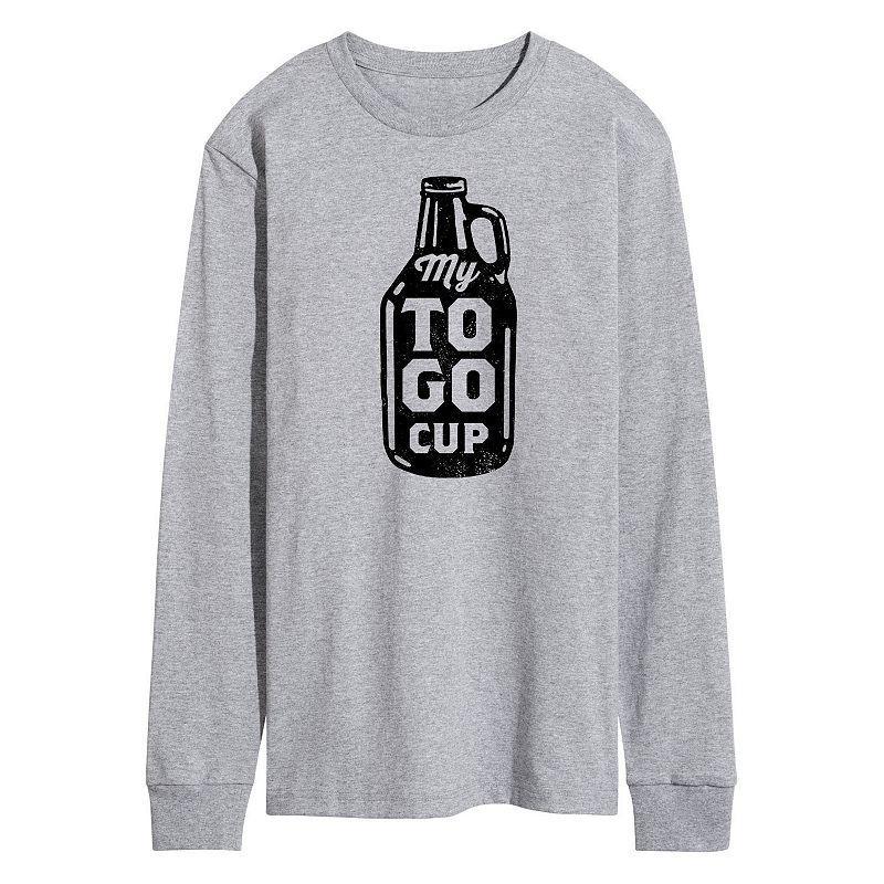 Mens My To Go Cup Long Sleeve Graphic Tee Product Image
