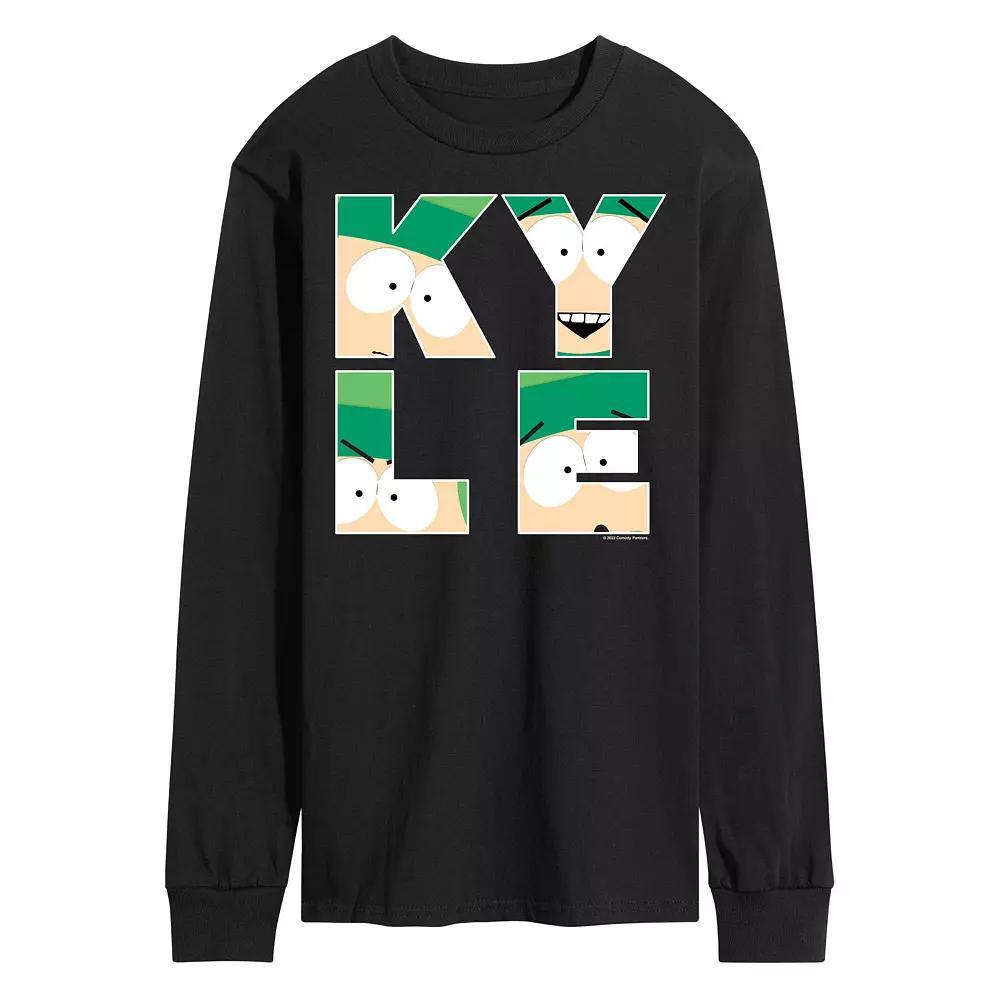 Men's South Park Kyle Long Sleeve Graphic Tee,  Product Image