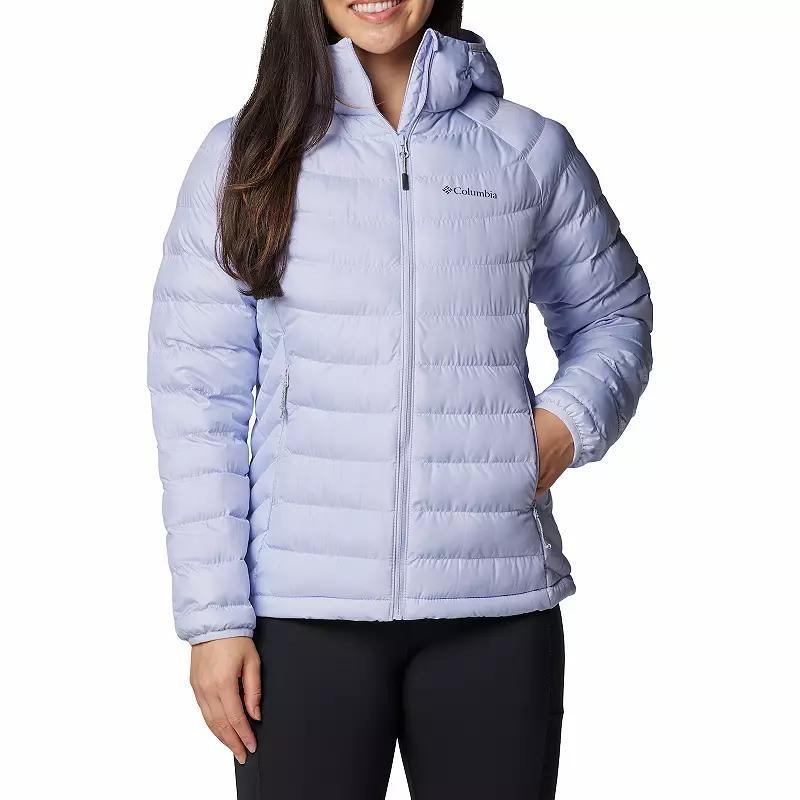 Women's Columbia Powder Lite II Hooded Jacket, Size: XL, Dark Grey Product Image