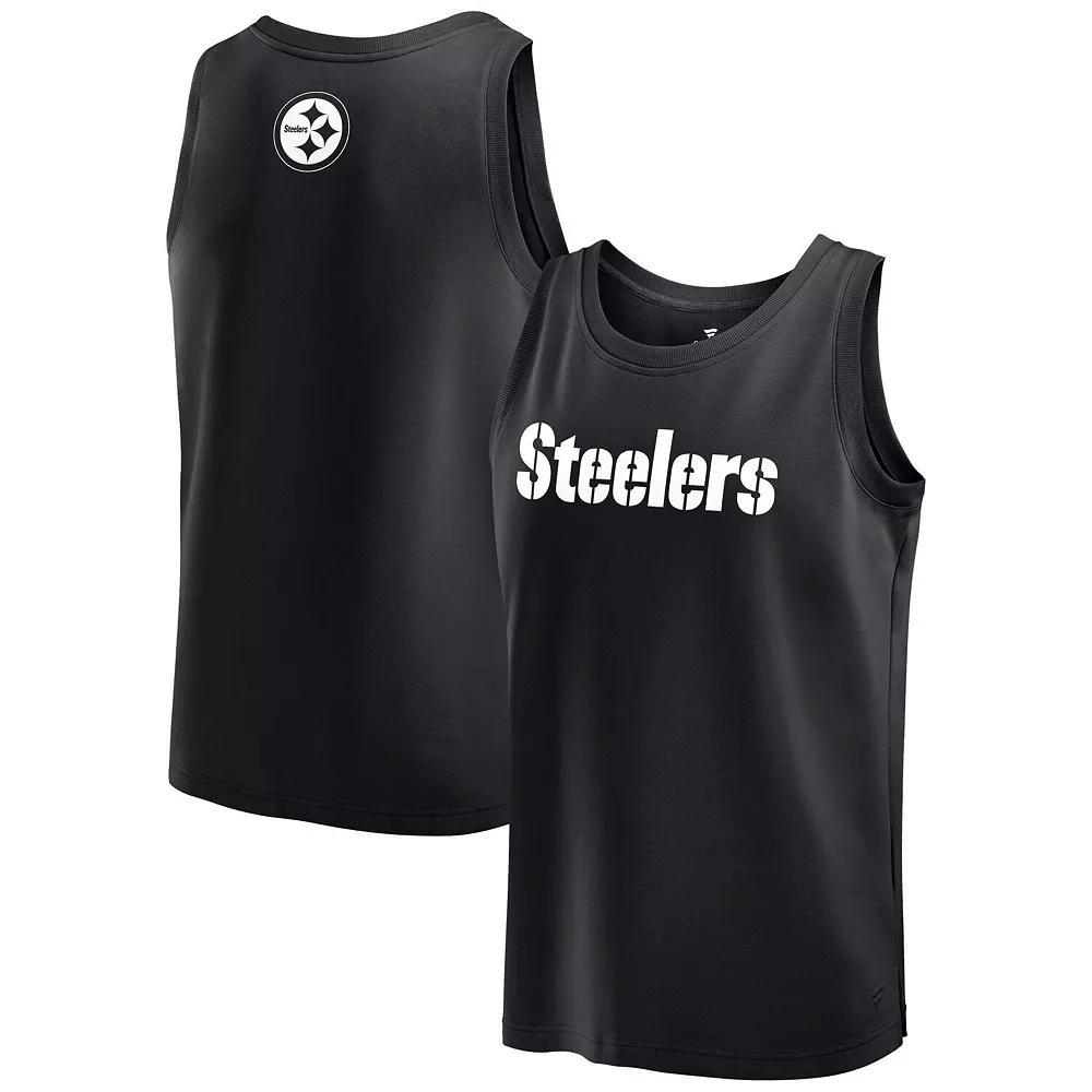 Men's Fanatics Black Pittsburgh Steelers Elements Tank Top, Size: Medium Product Image