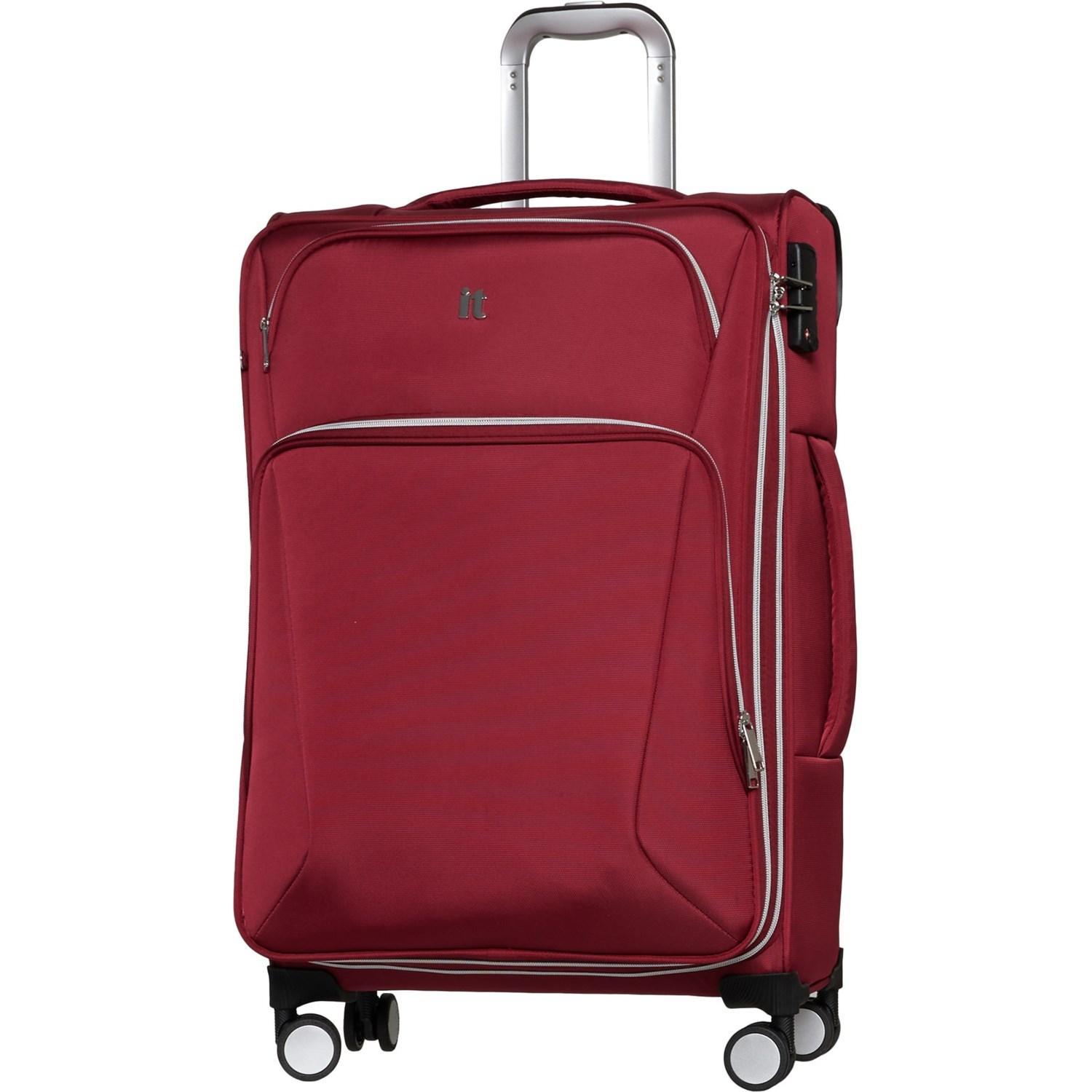 IT Luggage 28” Expectant Spinner Suitcase - Softside, Expandable, Red Product Image