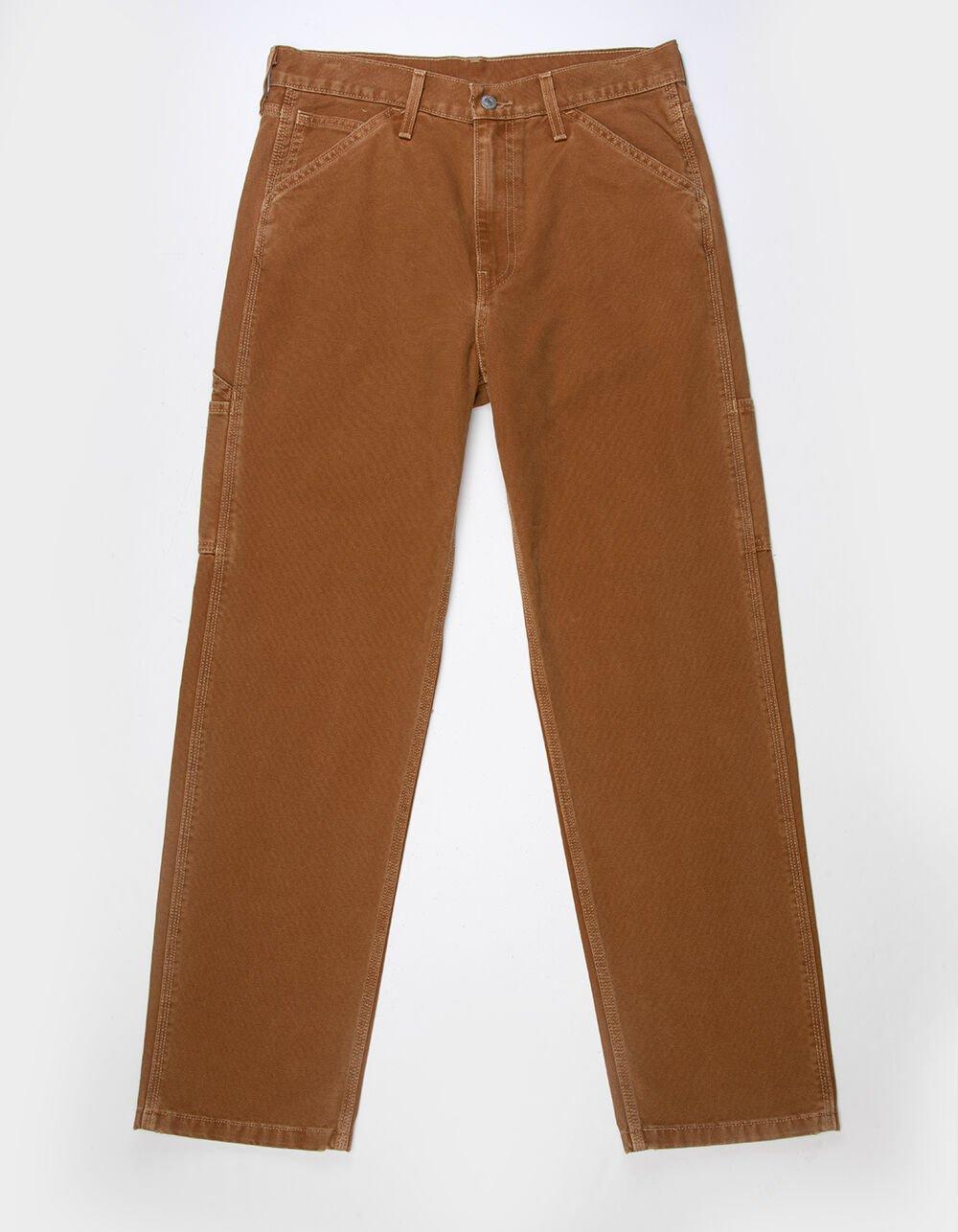LEVI'S 568™ Loose Straight Mens Carpenter Pants - Dark Ginger Garment Dye - BROWN GOLD Product Image