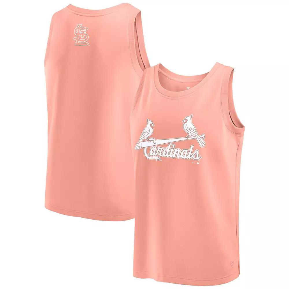 Men's Fanatics Coral St. Louis Cardinals Elements Tank Top,  Product Image