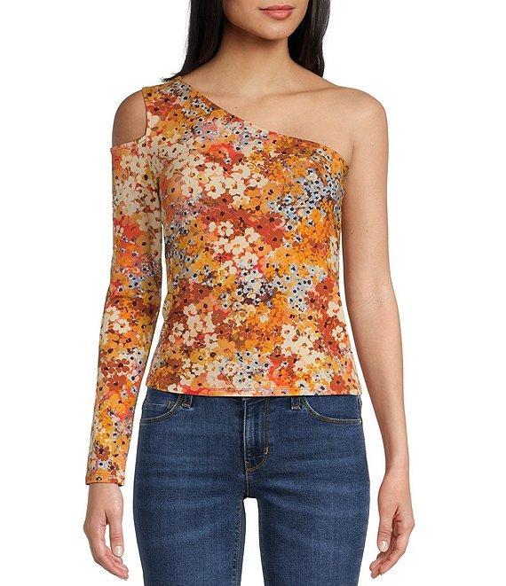 Guess One Sleeve Heidi Printed Top Product Image